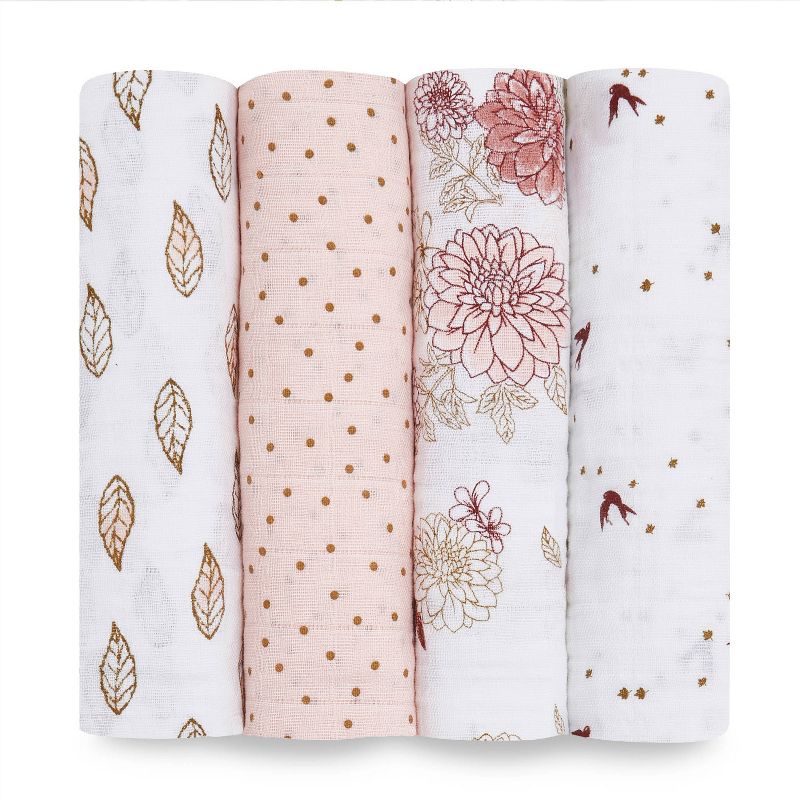 aden + anais muslin swaddle blankets - 4pk, 1 of 8