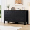 Drawer Dresser for Bedroom, Modern Tall Dresser Organizer with Storage Drawers, Wooden Chests of Drawers for Bedroom, Entryway, Hallway,Office - 2 of 4