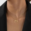 Anna-Kaci Women's Bow - Shaped Pendant Necklace - 2 of 4