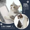 Allewie 68 Inches Cat Tree/Cat Tree House and Towers for Large Cat/Cat Climbing Tree with Cat Condo/Cat Tree Scratching Post/Multi-Level Large Cat Tree - 4 of 4