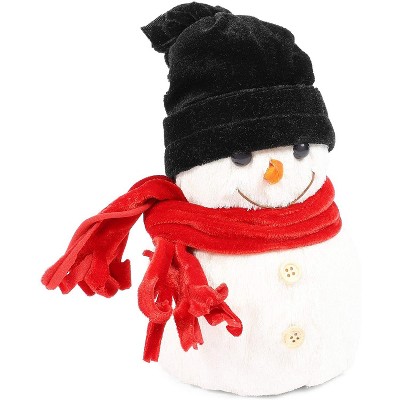 Okuna Outpost Snowman Christmas Decorations, Dining Table Centerpieces (4.4 x 4.4 x 10.5 in)