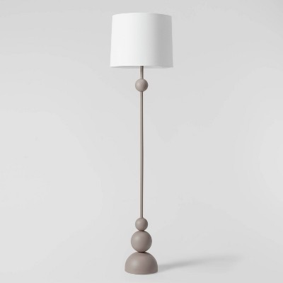 Modern Simple Ball Shape Floor Lamp Gray - Pillowfort™
