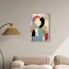 Art Remedy Glam Brooch of Gold Contemporary Shapes Abstract Wall Art Framed - 2 of 4