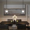 Hudson and Canal 8" Wide Double Layer Pendant with Glass Shade - 4 of 4