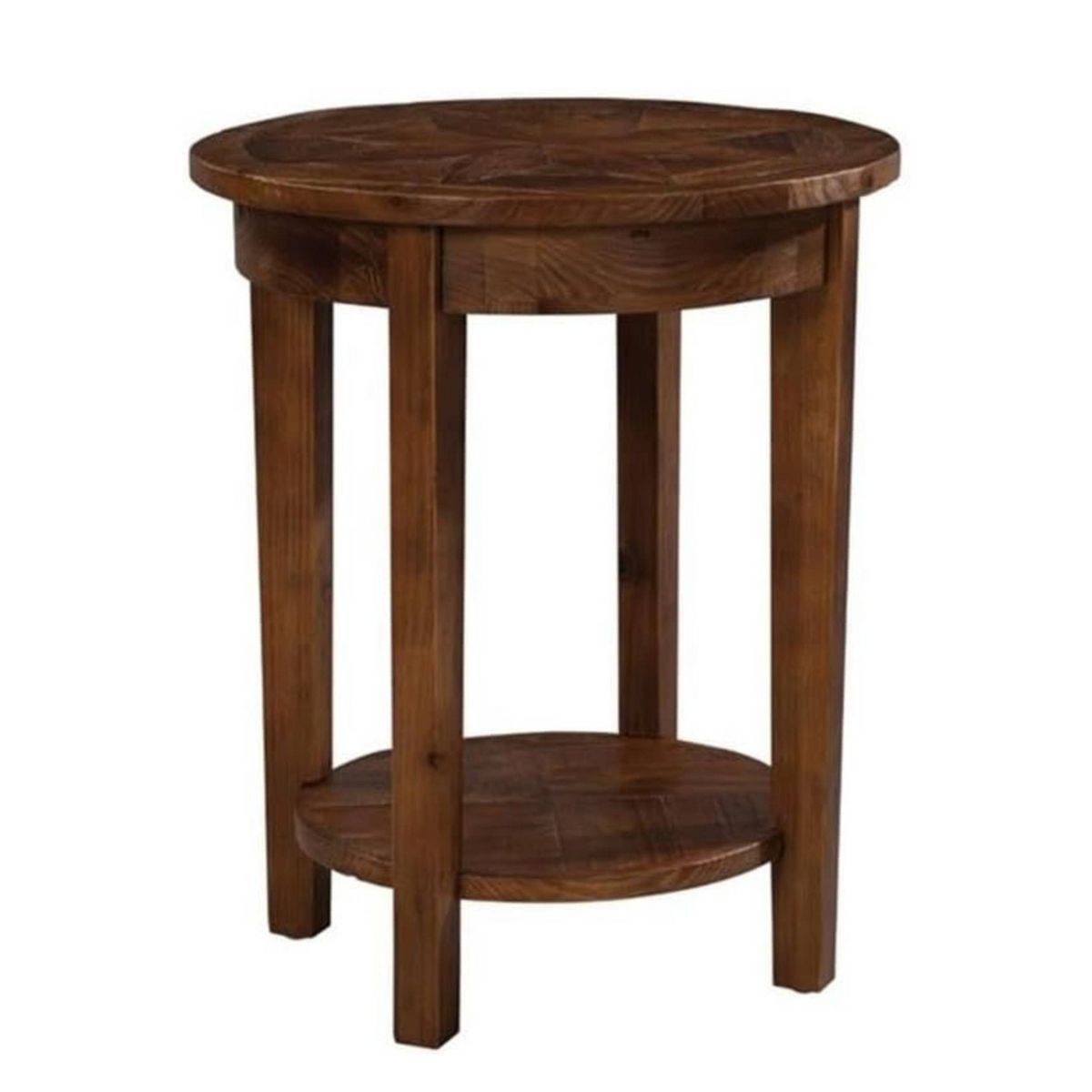 Alaterre Furniture 20-inch Round End Table, Natural, Living Room Furniture, Storage & Shelf - thumbnail 10