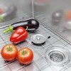 Coucheta Topmount Single Bowl Kitchen Sink,304 Stainless Steel with Workstation Ledge, Brushed Set Colander & More - 2 of 4
