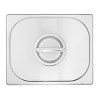 BIRDROCK HOME Stainless Steel Steam Table Pan Lids, 24 Gauge Steel, Fits 1/2-Size Hotel Pans, Perfect for Meal Prep, Cooking & Food Storage (6 Pack) - 4 of 4