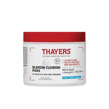 Thayers Natural Remedies Witch Hazel Blemish Pads - 60ct