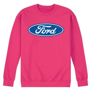 Men's - Ford - Blue Circle Logo Graphic Fleece Sweatshirt - 1 of 4