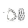 Ross-Simons 3.00 ct. t.w. Pave Diamond Earrings in 14kt White Gold - 3 of 4