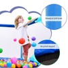 55'' Toddlers Trampoline with Safety Enclosure Net and Balls, Indoor Outdoor Mini Trampoline for Kids - 4 of 4