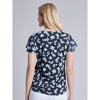 Jones New York Double Flutter Sleeve V-Neck Top - 3 of 3