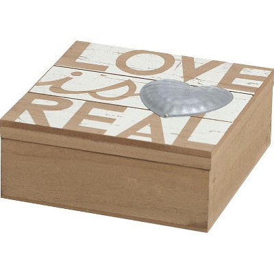Transpac Wood 6.25 in. Multicolor Valentine's Day Bunny Napkin Holders Set of 4