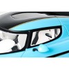 2018 Koenigsegg Regera Baby Blue with Black Stripes and White Interior 1/18 Model Car by GT Spirit - 3 of 4