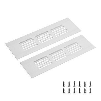 Unique Bargains Rectangle Ventilation Grille, Aluminum