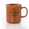 Gibson Home Thoughtful Morning 4 Piece 26 Ounce Stoneware Cup Set in Assorted Colors - 3 of 4