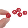 Unique Bargains Sewing Resin Round Flat 4-Hole Replacement Craft Buttons 20 Pcs - 4 of 4