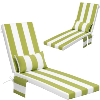 Crestlive Products 1PC 72in Outdoor Lounge Chair Cushion Patio Chaise Lounge Chair Cushion for pool Lawn etc