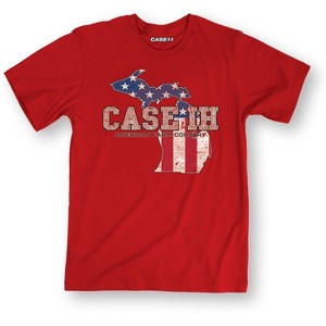 Men's - Case IH - Country Patriotic MI Short Sleeve Graphic T-Shirt - 1 of 4