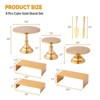 Winado 8-Piece Cake Stand Set Dessert Table Display Set In Gold - 3 of 4