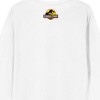 Jurassic Park Tyrannosaurus Rex Head Adult White Crew Neck Long Sleeve Sweatshirt - 4 of 4