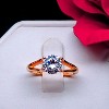 Ariel Engagement Ring Cubic Zirconia Women Sterling Silver Ginger Lyne Collection - 3 of 4