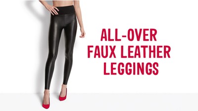 Spanx Legging Ready to Wow Faux Leather Leggings Black (9999)
