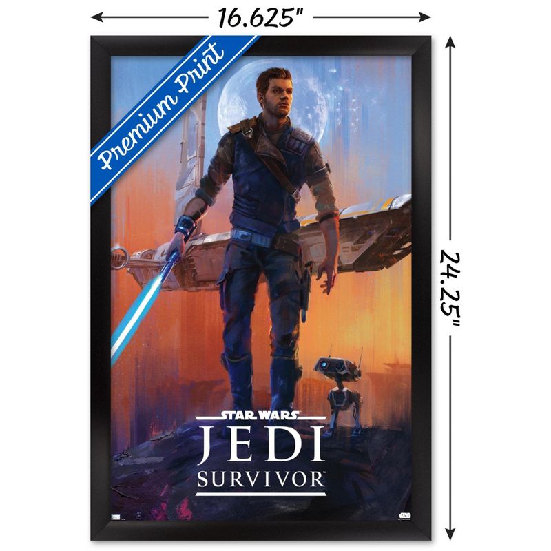 Trends International Star Wars: Jedi: Survivor - Deluxe Key Art Framed Wall Poster Prints, 3 of 7
