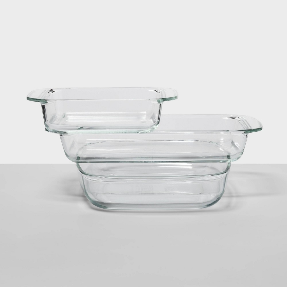 Set of 3 Glass Baking Dishes - Made By Design