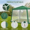 Outdoor Easy Pop-Up Screen Tent ,Canopy with Mesh Mosquito Netting Side Walls, Pop Up Tent,for camping, beach outings, craft fairs,10x10ft - 3 of 4