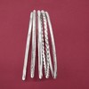 Ross-Simons Sterling Silver Jewelry Set: 5 Bangle Bracelets - 3 of 4