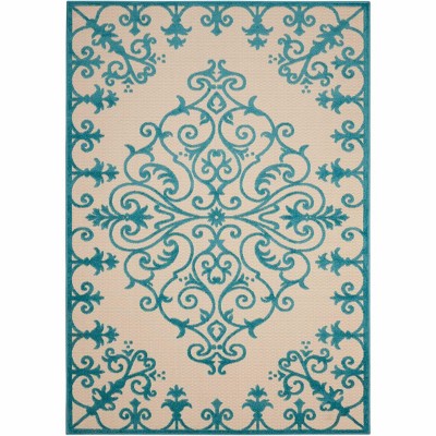 Aqua Breeze Easy-Care 8' x 10' Synthetic Rectangular Rug