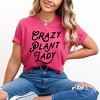 Simply Sage Market Women's Crazy Plant Lady Cursive Short Sleeve Graphic Tee - 2 of 3
