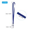 Unique Bargains Width Flat Neck Lanyards with Swivel Hook Clip for Name Tag Badges 5 Pcs - 2 of 4