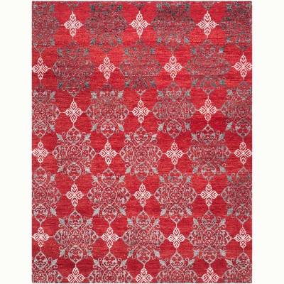 red/ivory