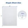 Aoodor 6Pcs Polycarbonate Greenhouse Panels, Waterproof, UV Protected Reinforced Twin-Wall Clear Sheets for Durability - 4 of 4
