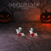 Flying Bat Flat Back Earrings for Women Sterling Silver 16g Cartilage Helix Lobe Body Piercing Stud Ginger Lyne - 4 of 4