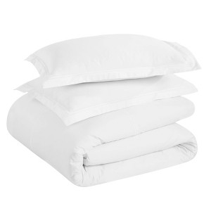 Cotton Two-Line Embroidered 3 Piece Duvet Cover Set by Blue Nile Mills - 1 of 4