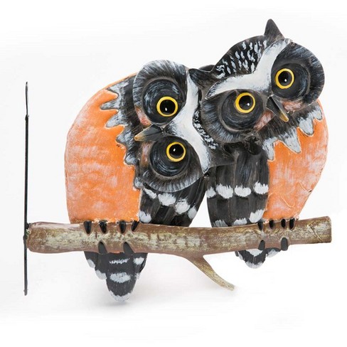 Wind Weather Two Owls Metal Wall Art Target - Metal Owl Wall Art