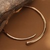 SOHI Women's California Gold The Stroke Torque Necklace - 3 of 4