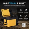 Newair 25 Qt. Jobsite Cooler Car Refrigerator Battery Powered 18/20V Dewalt/Milwaukee/Bosch/Makita Battery 12/24V Mini Fridge for Car, Camping - 3 of 4