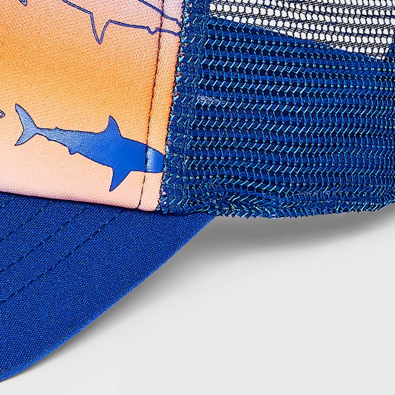 Boys&#39; Baseball Hat with Shark - Cat &#38; Jack&#8482; Blue, 4 of 5