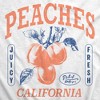 Womens Funny T Shirts Peaches California Sarcastic Fruit Graphic Novelty Tee For Ladies - Crazy Dog Women's T Shirt For Foodies - 2 of 4