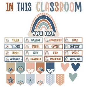 4E's Novelty 36 Pcs “In This Classroom You Are” Boho Motivational Bulletin Board Decorations - 1 of 4