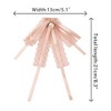 INSPIRE CHIC Women's Lace Pre-Tied Corsage Ribbon Bow Tie Brooches - 2 of 4