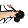 Lightweight Portable Heavy Duty Folding Beach Wagons w/Wheels - Outdoor Utility Carts for Grocery, Camping, Sports, Garden w/ Large Capacity - 3 of 4