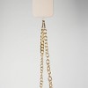 Hello Lux Mixed Metal Link Chain Phone Crossbody Strap - Gold - 2 of 4