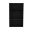 INFURNIC Decorative Wall Shelf 3-Tier Open Storage Cabinet Cube Shelf Space-Saving Design for Living Room, Black, 12"*21"*36" - 4 of 4