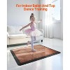 VEVOR Dance Floor Tiles, 12.4 x 12.4 in 9 Piece Interlocking Dance Flooring, Portable Dance Practice Floor with Cushioned Base - 3 of 4