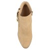 Journee Collection Womens Vally Inside Zip Stacked Heel Booties - 4 of 4